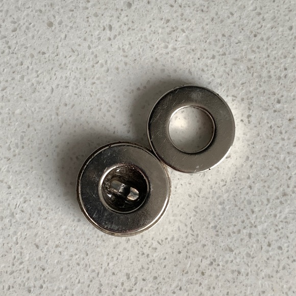Modified Buffalo Nickel Coin Lapel Pin / Tie Tack With Neodymium Magnets - Picture 2 of 5